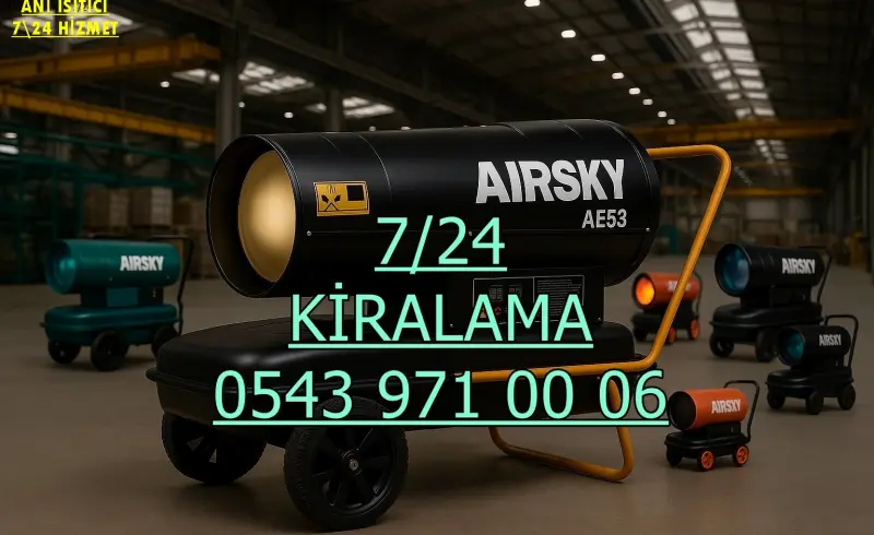 Ankara Kalecik Elektrikli Kiralık Isımak Isıtıcı Kiralama Mazotlu Isıtıcılar