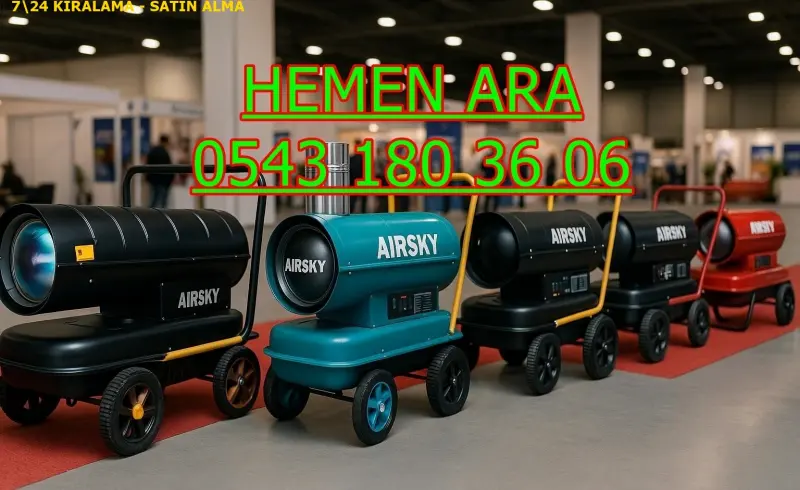 Ankara Polatlı Elektrikli Kiralık Isımak Isıtıcı Kiralama Mazotlu Isıtıcılar