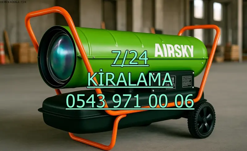 Bursa Nilüfer Elektrikli Kiralık Isımak Isıtıcı Kiralama Mazotlu Isıtıcılar