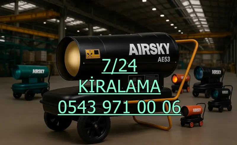 İstanbul Esenler Elektrikli Kiralık Isımak Isıtıcı Kiralama Mazotlu Isıtıcılar
