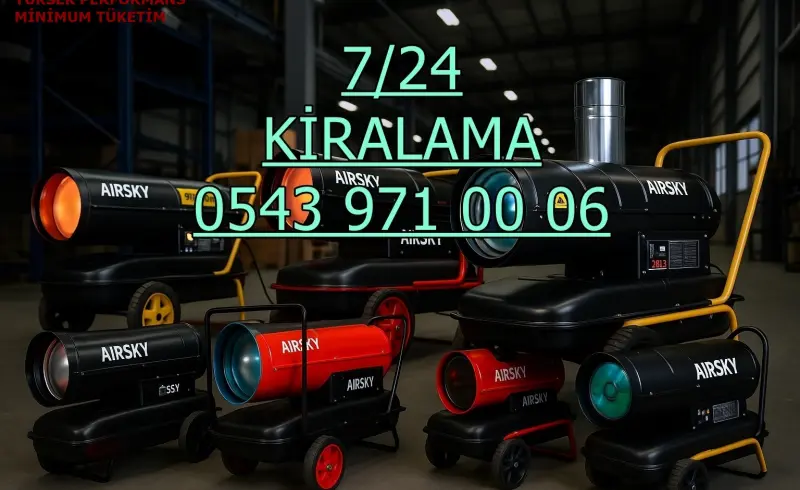 Mersin Akdeniz Elektrikli Kiralık Isımak Isıtıcı Kiralama Mazotlu Isıtıcılar